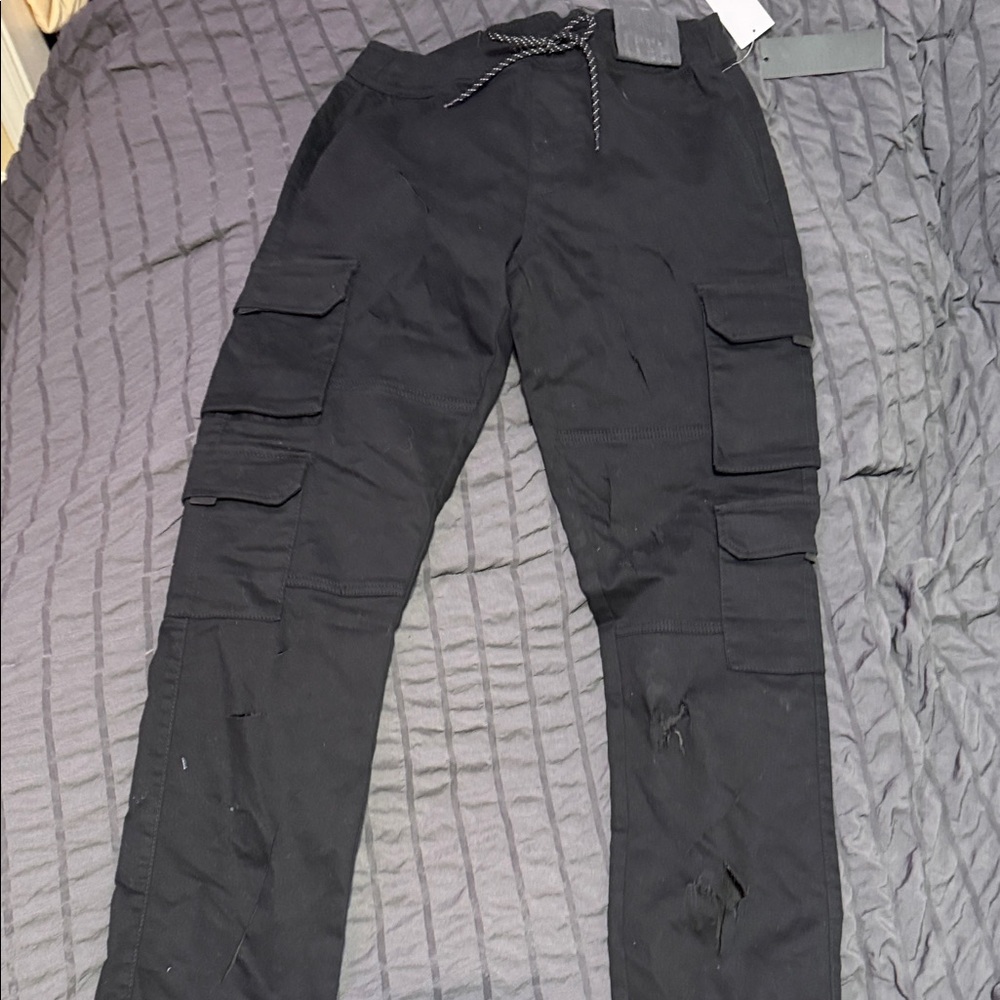 Black Cargo Pants